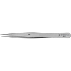 Excelta 00C .018" x .010" Strong Fine Tip Carbon Steel Tweezer