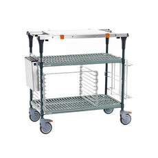 PrepMate MultiStation with Accessory Pack 2, 36", Super Erecta Pro top and bottom shelves with MetroSeal 3 Epoxy posts