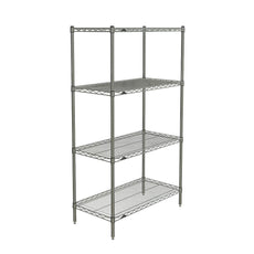 Super Erecta 4-Tier Starter Unit, Brite, 18" x 36" x 63"