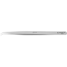 Excelta	65A-SA Bent Very Fine Point Neverust Anti-Magnetic Stainless Steel Tweezer