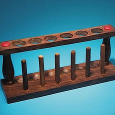 RACK TEST TUBE 12-Place WOOD