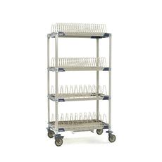 MetroMax i Mobile Drying Rack with Two Tray Racks, Two Pan Racks and Drip Tray, 26" x 38" x 68"