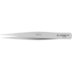 Excelta M-3-S .007" x .004" Very Fine Point Stainless Steel Miniature Tweezer