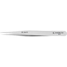 Excelta 3C-SA-PI Very Fine Straight Point Anti-Magnetic Stainless Steel Tweezer