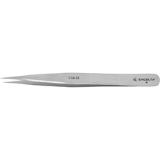 Excelta 1-SA-SE Very Fine Straight Point Anti Magnetic Stainless Steel Tweezer