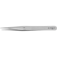 Excelta 1-PI 4.5" Very Fine Point Carbon Steel Tweezer