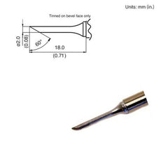 T15-CF2 Bevel Tip - T15-CF2